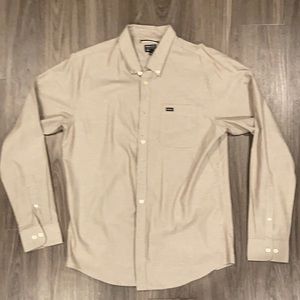 RVCA mens long sleeve button down